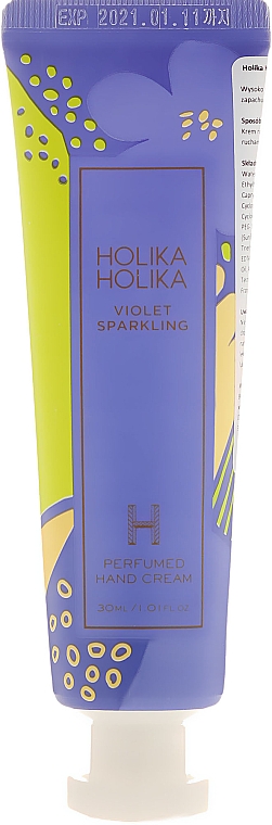 Parfümierte Handcreme Violet Sparkling - Holika Holika Violet Sparkling Perfumed Hand Cream