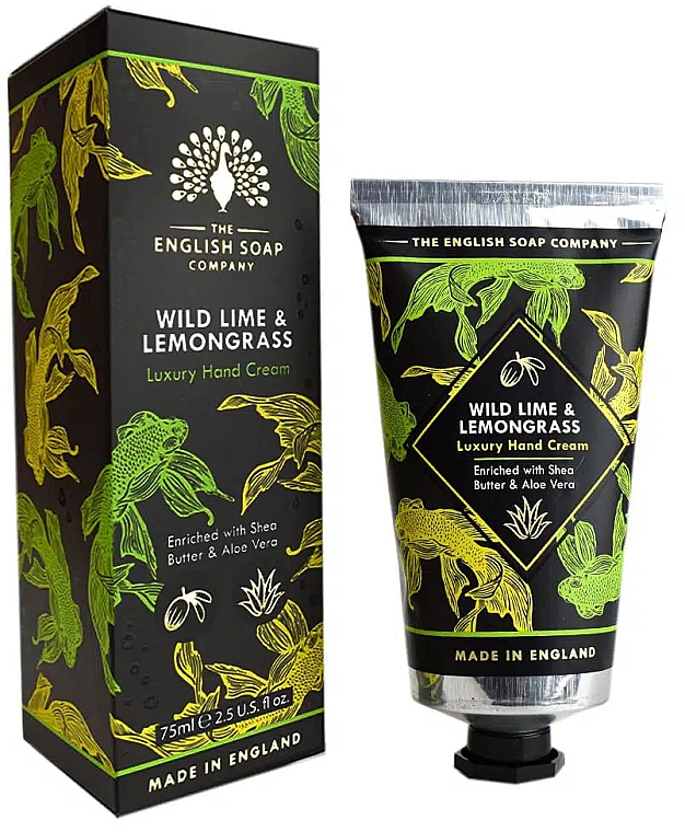 Handcreme Wilde Limette und Zitronengras - The English Soap Company Radiant Collection Wild Lime & Lemongrass Hand Cream — Bild N1