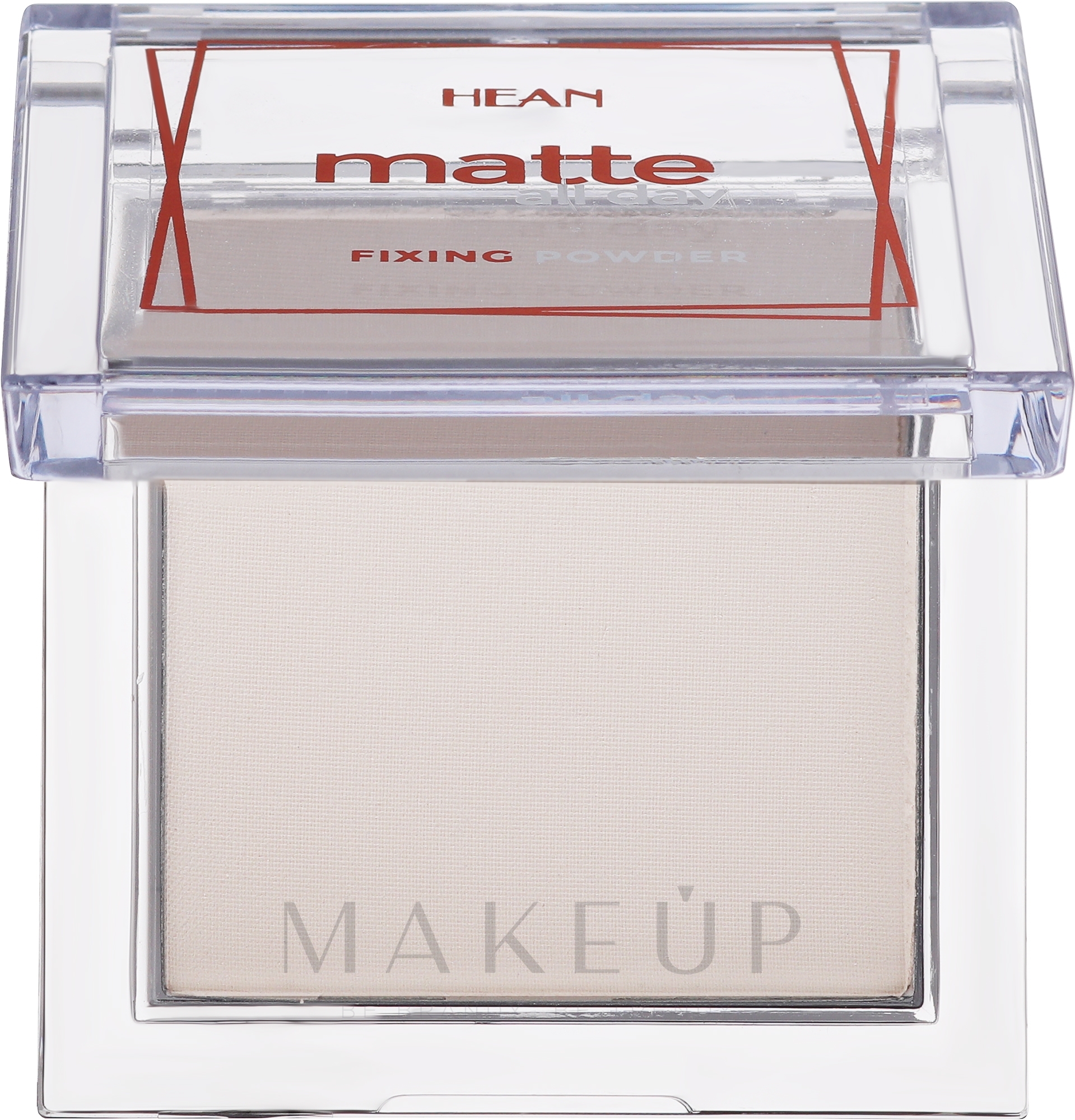 Mattierendes Gesichtspuder - Hean Matte All Day Fixing Powder — Bild 51 - Translucent