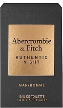 Abercrombie & Fitch Authentic Night Man - Eau de Toilette — Bild N3