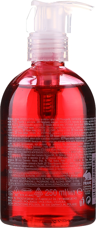 Flüssigseife "Himbeere und Vanille" - Avon Senses Winter Treasure Liqued Soap Limited Edition — Bild N2