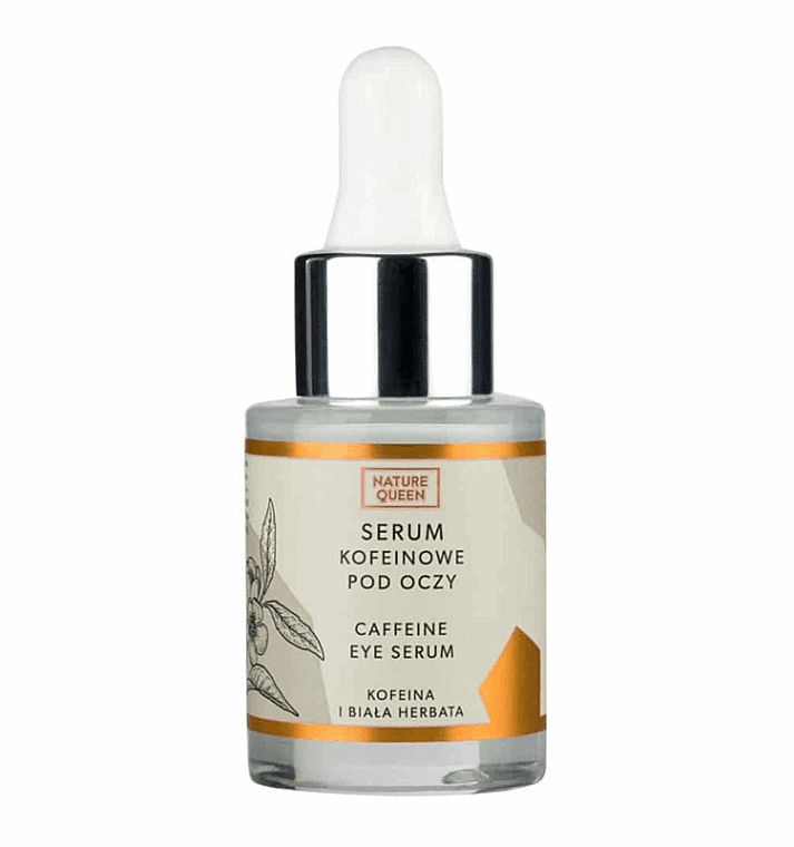 Augenserum gegen Schwellungen und Augenringe mit Koffein und weißem Tee - Nature Quen Kaffeine Eye Serum — Bild N1