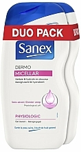 Düfte, Parfümerie und Kosmetik Duschgel 2 St. - Sanex Physiologic Shower Gel Without Soap Duo Pack