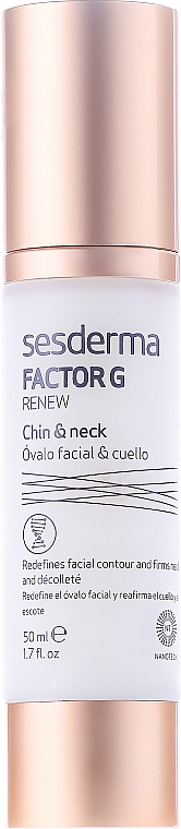 Anti-Aging Creme für Hals, Dekolleté und Gesichtskonturen - SesDerma Laboratories FactorG Renew Oval face & Neck — Bild N2