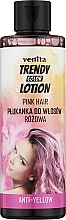 Düfte, Parfümerie und Kosmetik Rosa Tönungsspülung gegen Gelbstich für blondes und graues Haar - Venita Salon Anty-Yellow Blond & Grey Hair Color Rinse Pink