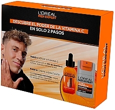 Nagellack-Set - L'Oreal Paris Men Expert Hydra Energetic (f/ser/30ml + f/cr/50ml) — Bild N2