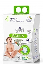 Düfte, Parfümerie und Kosmetik Babywindeln-Höschen Maxi 8-14 kg Größe 4 12 St. - Bella Baby Happy Pants 