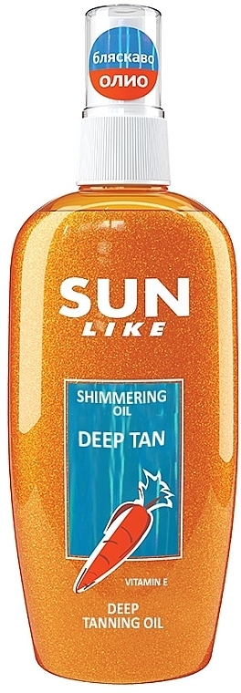 Schimmerndes Bräunungsbeschleunigungsöl - Sun Like Shimmering Oil Deep Tan — Bild N1