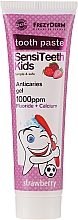 Anti-Karies Kinderzahnpasta mit Erdbeergeschmack - Frezyderm SensiTeeth Kids Tooth Paste 1000ppm — Bild N2
