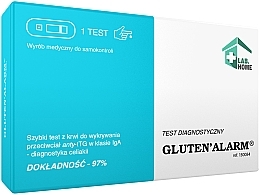 Diagnosetest auf Glutenunverträglichkeit - Lab.Home Gluten'Alarm — Bild N1