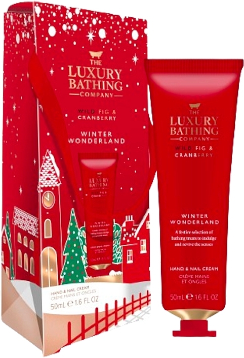 Hand- und Nagelcreme in Geschenkverpackung - Grace Cole The Luxury Bathing Winter Wonderland Wild Fig & Cranberry Deluxe Hand Cream — Bild N1