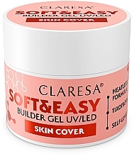 Nagelmodellage-Gel  - Claresa Soft & Easy Builder Gel UV/LED Skin Cover  — Bild N1