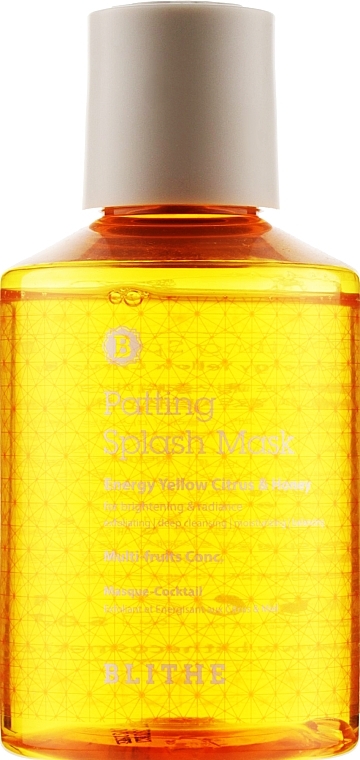 Wohltuende Gesichtsmaske mit Milchsäure und Fruchtextrakten - Blithe Energy Yellow Citrus and Honey Patting Splash Mask — Bild N5