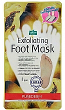 Fuß-Peeling-Maske in Socken mit mit Papaya- und Kamillenextrakten - Purederm Exfoliating Foot Mask — Foto N2