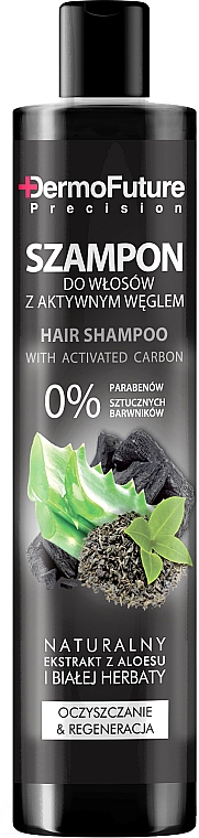 Reinigendes Shampoo mit Aktivkohle - DermoFuture Hair Shampoo With Activated Carbon