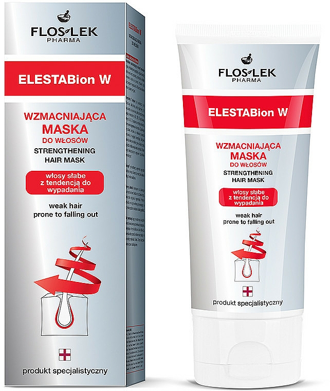 Pflegende Haarmaske - Floslek ELESTABion W Strengthening Hair Mask — Bild N1