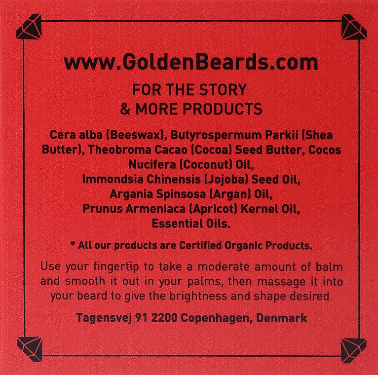 Bartbalsam Surtic - Golden Beards Beard Balm — Bild N3