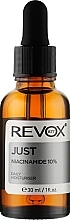 Düfte, Parfümerie und Kosmetik Feuchtigkeitsspendendes Gesichtsserum mit Niacinamid - Revox Just Niacinamide 10%, Daily Moisturiser Serum