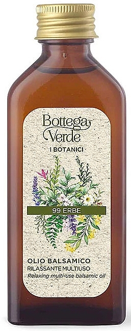 Entspannendes Allzwecköl 99 Kräuter - Bottega Verde I Botanici 99 Herbs Relaxing Multi-Use Balsamic Oil — Bild N1