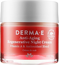 Düfte, Parfümerie und Kosmetik Antioxidative Anti-Aging-Nachtcreme für das Gesicht - Derma E Night Cream