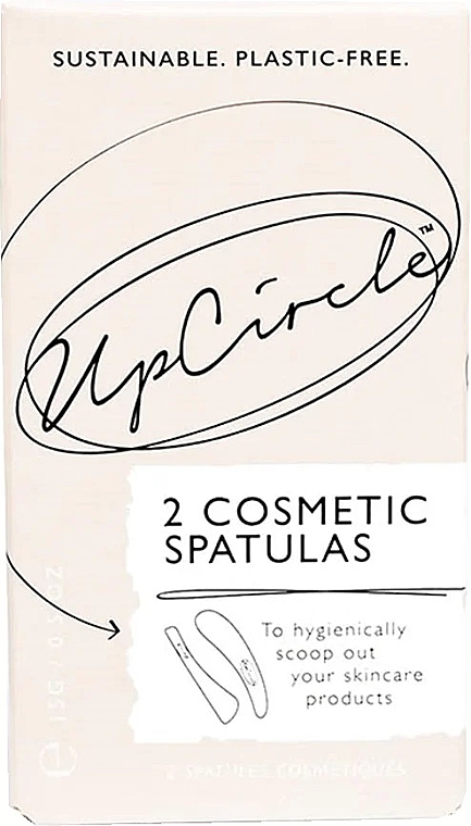 Kosmetikspatel - UpCircle 2 Mini Metal Scoops Cosmetic Spatulas — Bild N1
