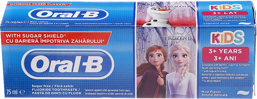 Kinderzahnpasta 3+ Jahre Frozen II - Oral-B Junior Frozen II Toothpaste — Bild N1