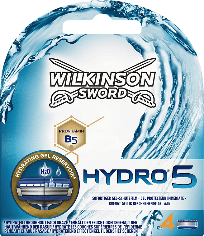 Ersatzklingen 4 St. - Wilkinson Sword Hydro 5 Razor Blades Refills — Bild N1