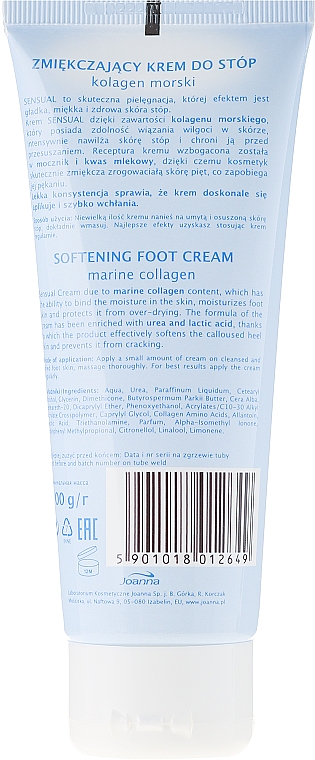 Fußcreme mit Meereskollagen - Joanna Sensual Cream — Bild N4