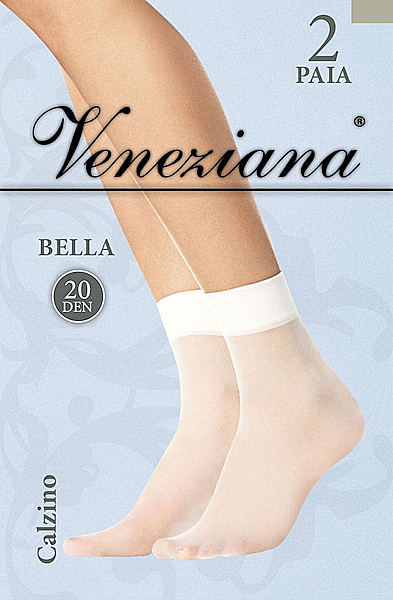 Frauensocken Bella 20 Den visone - Veneziana — Bild N1