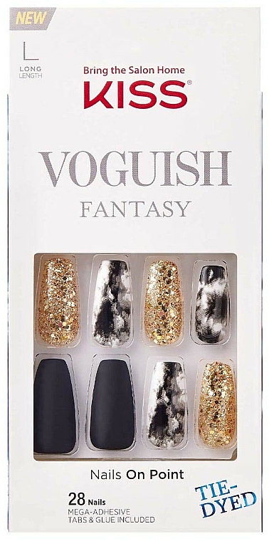 Künstliche Fingernägel inkl. Kleber - Kiss Voguish Fantasy Nails — Bild N1