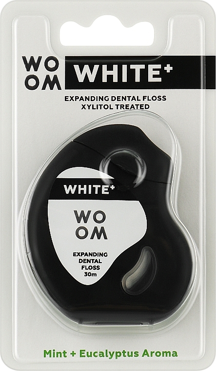 Zahnseide mit Minze- und Eukalyptusgeschmack - Woom White Expanding Dental Floss — Bild N1