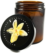 Düfte, Parfümerie und Kosmetik Duftkerze im Glas Vanille und Thymian - Flagolie Fragranced Candle Vanilla And Thyme