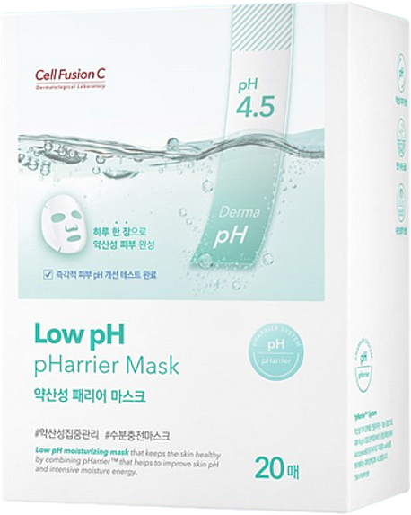 Tuchmaske für das Gesicht - Cell Fusion C Low pH pHarrier Mask  — Bild N3