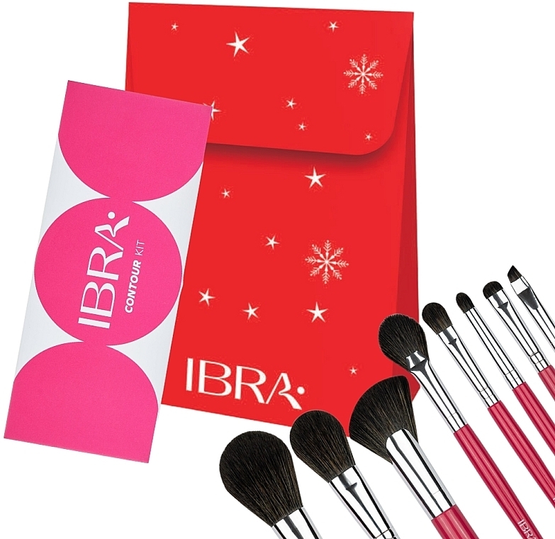 Set - Ibra Gift Set 5 (pallet/6.9g + brushes/8pcs) — Bild N1