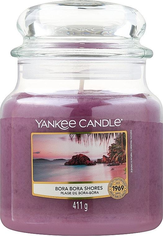 Duftkerze im Glas Bora Bora Shores - Yankee Candle Bora Bora Shores Votive Candle — Bild N3