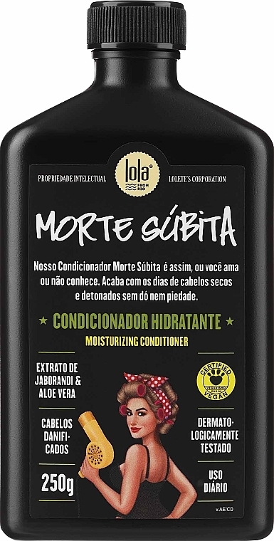 Feuchtigkeitsspendende Haarspülung für geschädigtes Haar  - Lola Cosmetics Morte Subita Moisturizing Conditioner — Bild N1