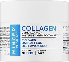 Verjüngende fettige Gesichtscreme 60+ №303 - Mincer Pharma Collagen Face Cream — Bild N1