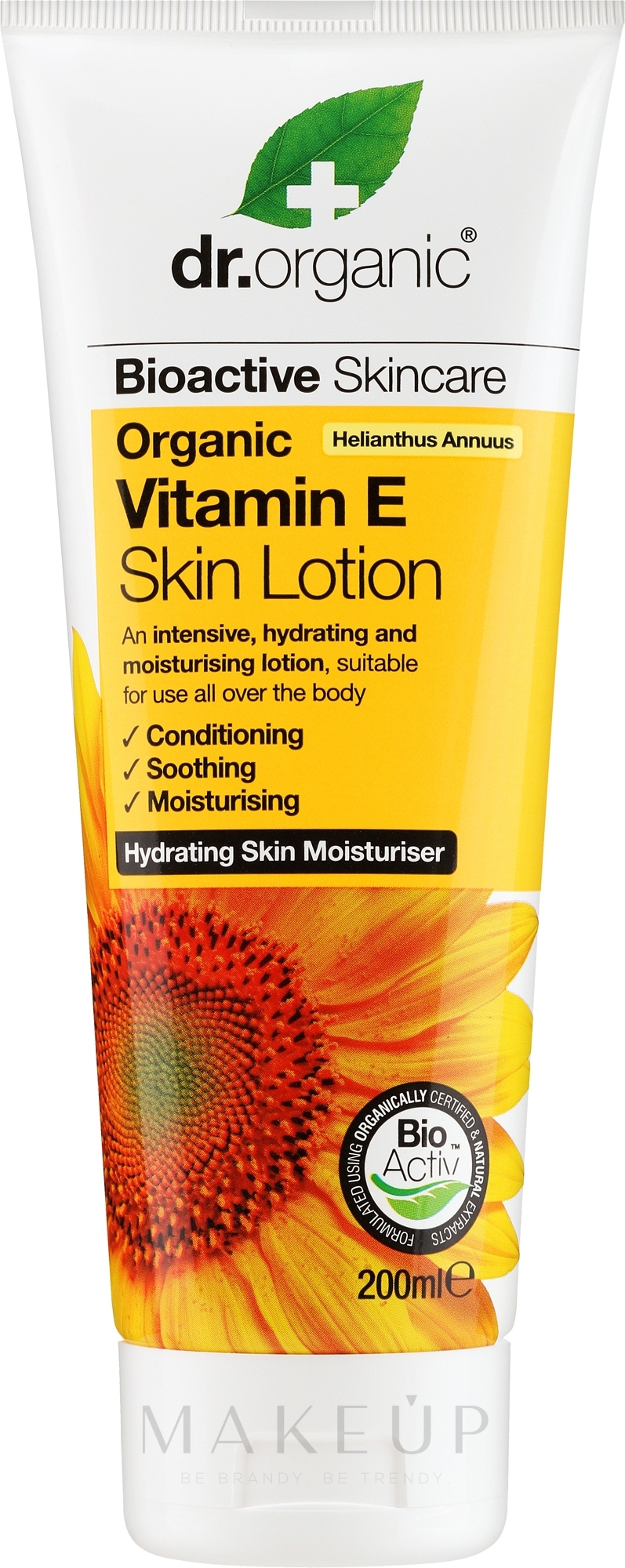 Körperlotion mit Vitamin E - Dr. Organic Bioactive Skincare Vitamin E Skin Lotion — Bild 200 ml