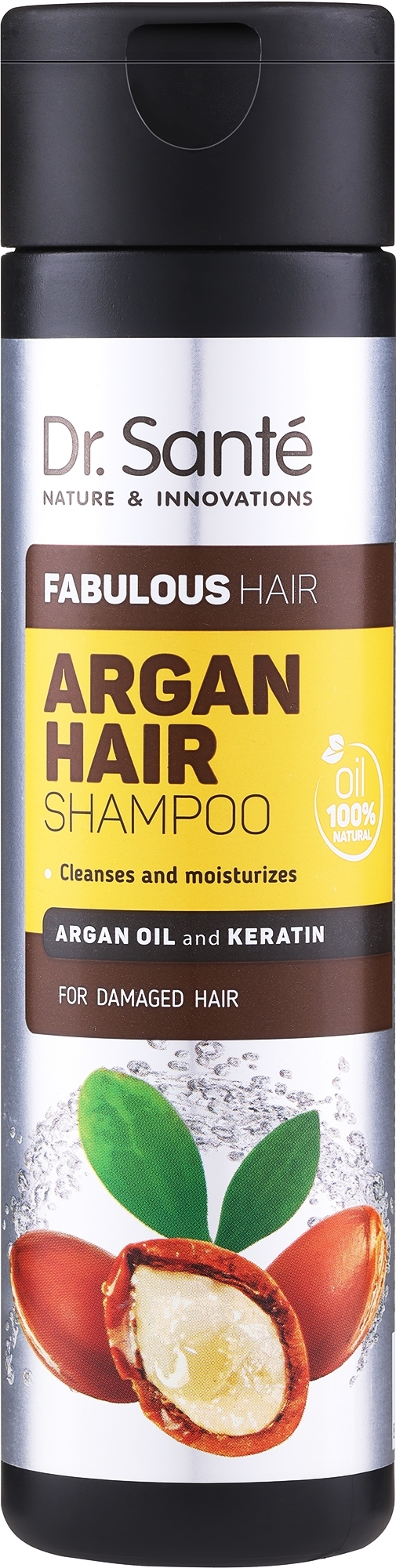 Feuchtigkeitsspendendes Shampoo mit Arganöl und Keratin - Dr. Sante Argan Hair — Bild 250 ml