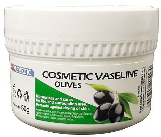 Gesichtscreme mit Olive - Pasmedic Cosmetic Vaseline Olives — Bild N2