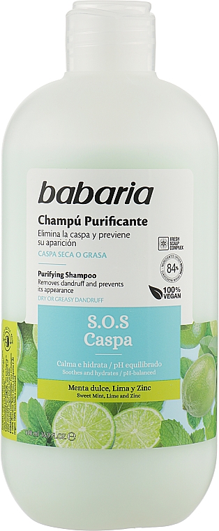 Anti-Schuppen-Shampoo - Babaria S.O.S Caspa Shampoo — Bild N1