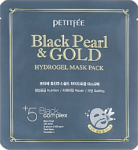 Düfte, Parfümerie und Kosmetik Feuchtigkeitsspendende Gesichtsmaske - Petitfee & Koelf Black Pearl & Gold Hydrogel Mask Pack