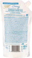 Feuchtigkeitsspendende Flüssigseife mit Lein und Reismilch - Luksja Linen & Rice Milk Soap (Doypack) — Bild N2