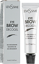 Düfte, Parfümerie und Kosmetik Aufhellendes Augenbrauengel - LeviSsime Eye Brow Decogel