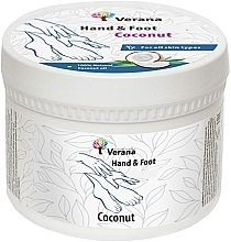 Düfte, Parfümerie und Kosmetik Hand- und Fußpeeling Kokosnuss - Verana Hand & Foot Scrub Coconut 
