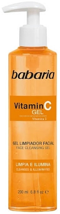 Vitamin C Waschgel - Babaria Hyaluronic Acid Face Cleansing Gel — Bild N1