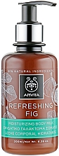 Düfte, Parfümerie und Kosmetik Feuchtigkeitsspendende Körpermilch mit Feige - Apivita Refreshing Fig Body Milk