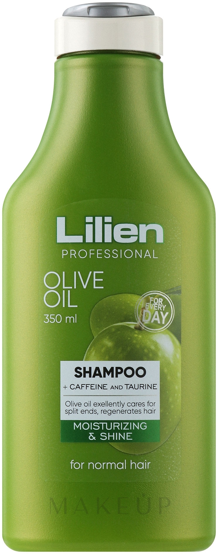 Shampoo für normales Haar mit Olivenöl, Koffein und Taurin - Lilien Olive Oil Shampoo — Bild 350 ml