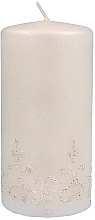 Düfte, Parfümerie und Kosmetik Dekorative Stumpenkerze Tiffany 7x14 cm weiß - Artman Tiffany Candle