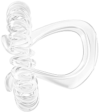 Haargummis Spirale mit volumgebendes Pferdeschwanz-Tool transparent - Invisibobble Volumizer Crystal Clear — Bild N3